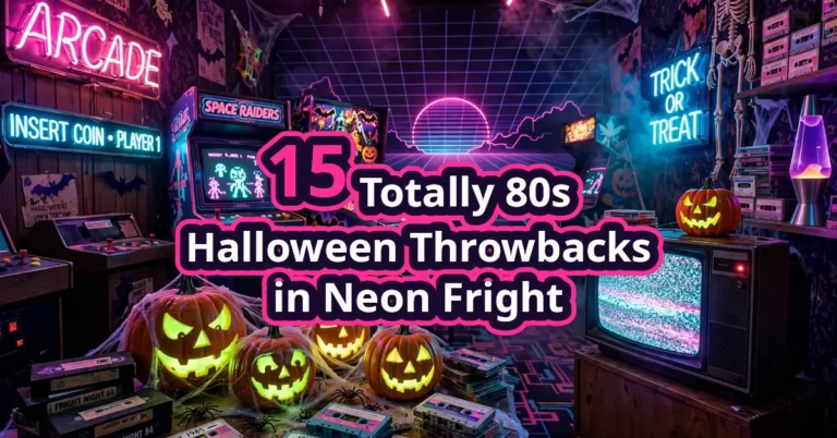 15 Totally 80s Halloween Throwbacks in Neon Fright