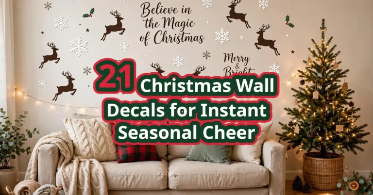 21 Christmas Wall Decals for Instant Seasonal Cheer