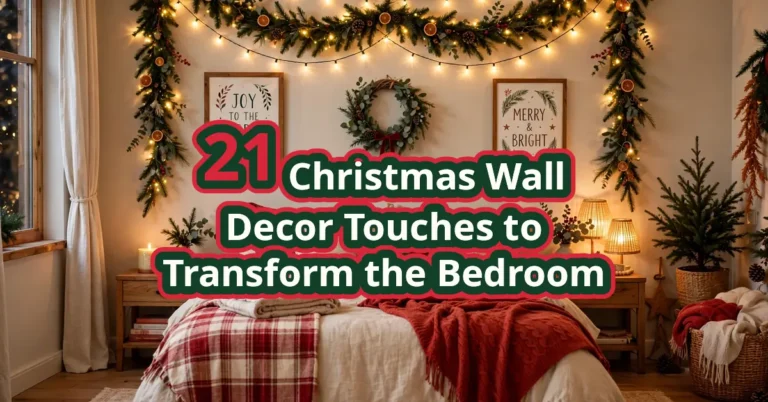 21 Christmas Wall Decor Touches to Transform the Bedroom