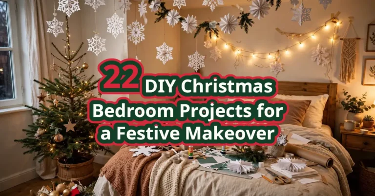 22 DIY Christmas Bedroom Projects for a Festive Makeover