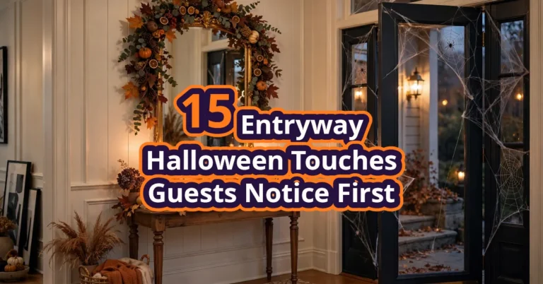 15 Entryway Halloween Touches Guests Notice First