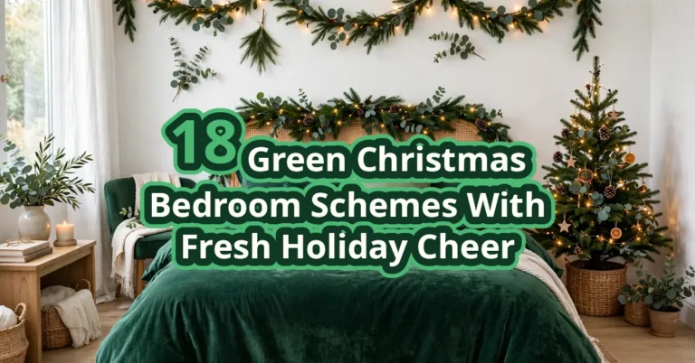 18 Green Christmas Bedroom Schemes With Fresh Holiday Cheer