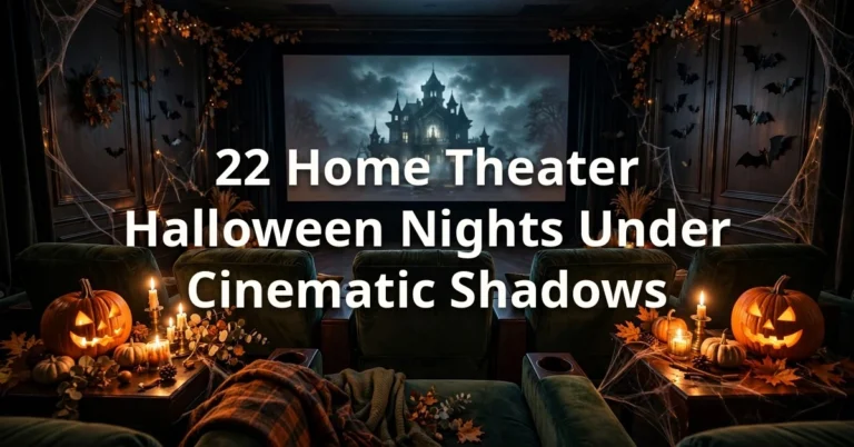22 Home Theater Halloween Nights Under Cinematic Shadows