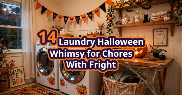 14 Laundry Halloween Whimsy for Chores With Fright