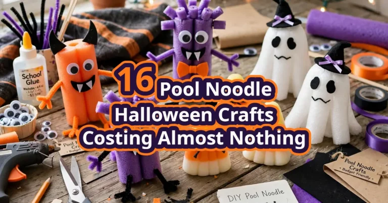 16 Pool Noodle Halloween Crafts Costing Almost Nothing