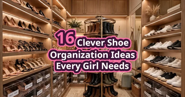 16 Clever Shoe Organization Ideas Every Girl Needs